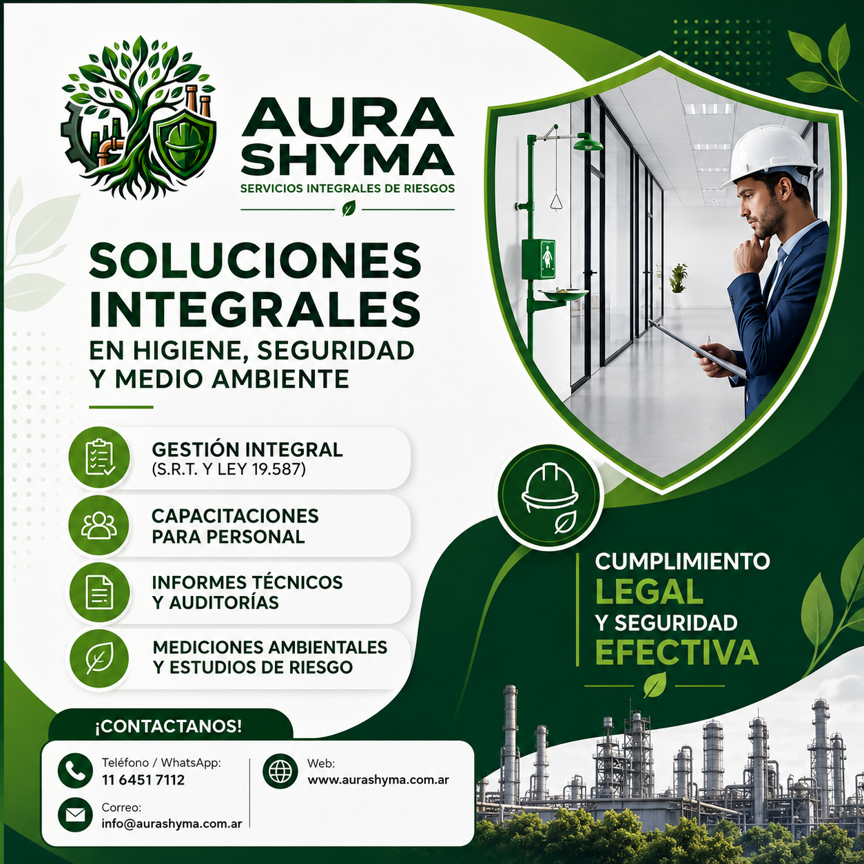 Elementos de protección personal Aura Shyma